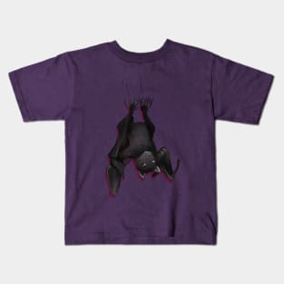 Fruity the fruit bat in purple Kids T-Shirt